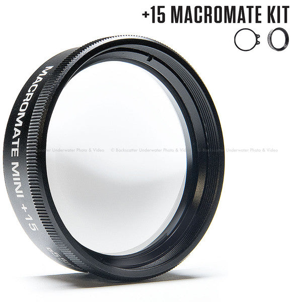 MacroMate Mini +15 U/W Macro Lens GoPro HERO