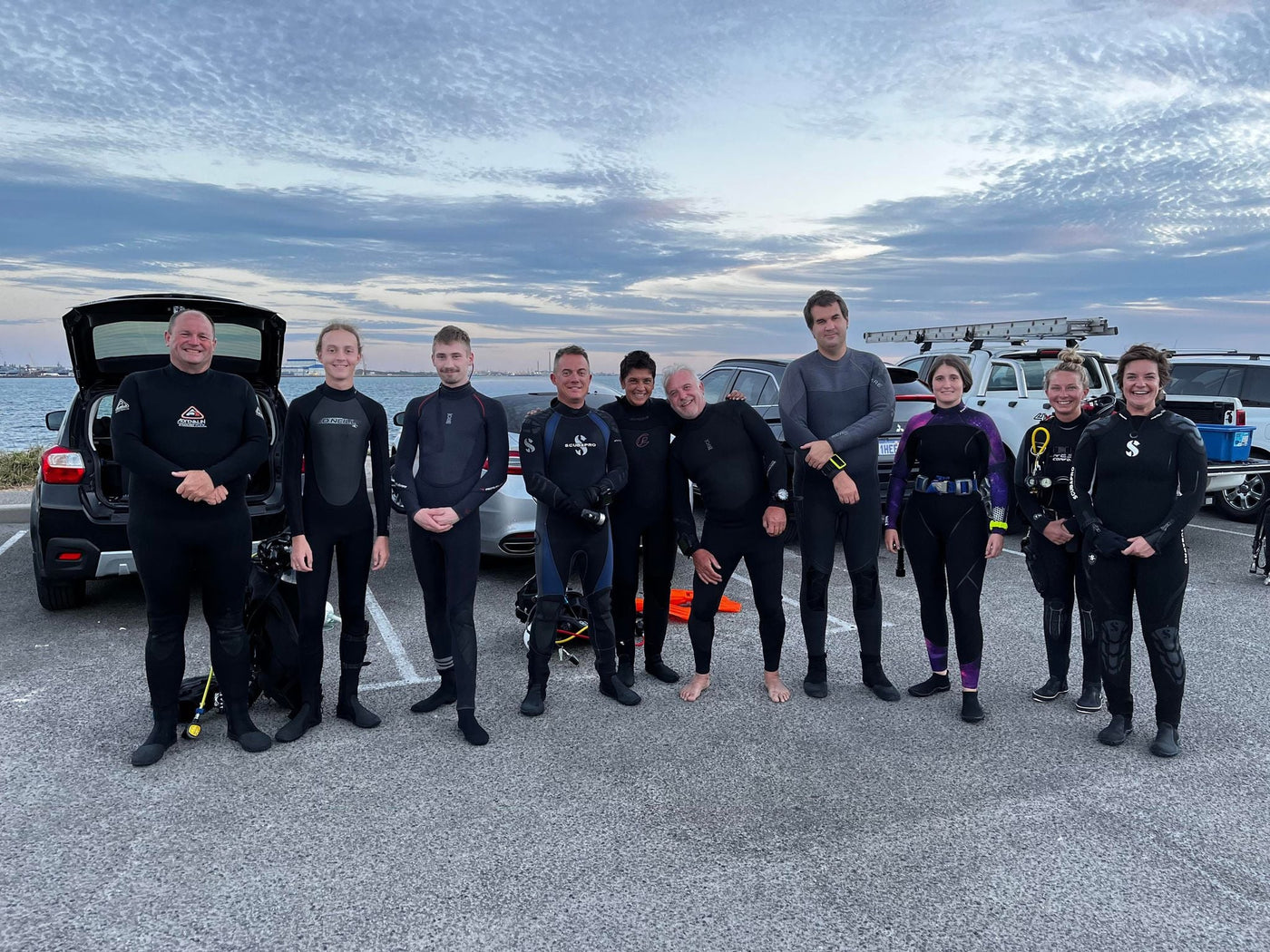 Club dive at Woodman Point Groyne