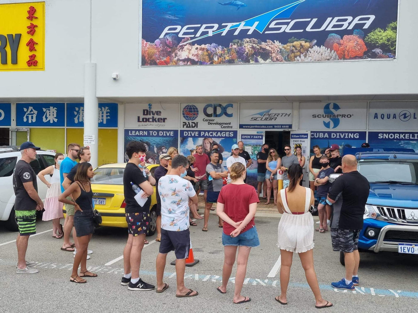 What a cracker of a dive at Point Peron with the dive club