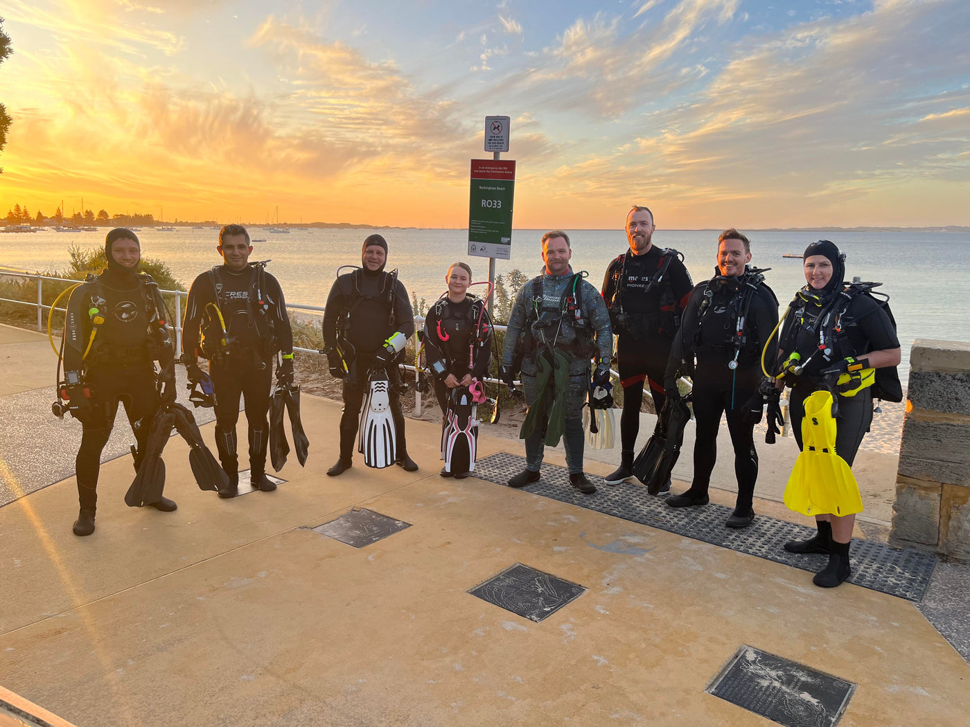 Rockingham Wreck Trail night dive
