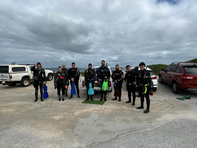 Fathers Day Club Dive at Jervoise Bay