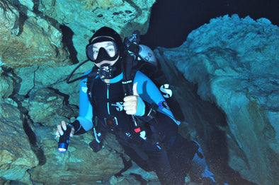 Diving in the Cenotes of Mexico
