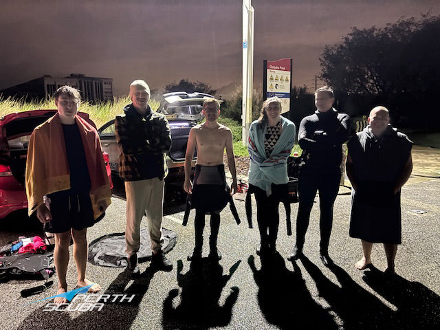 The sea calmed for our Sue's Groyne Club Night Dive