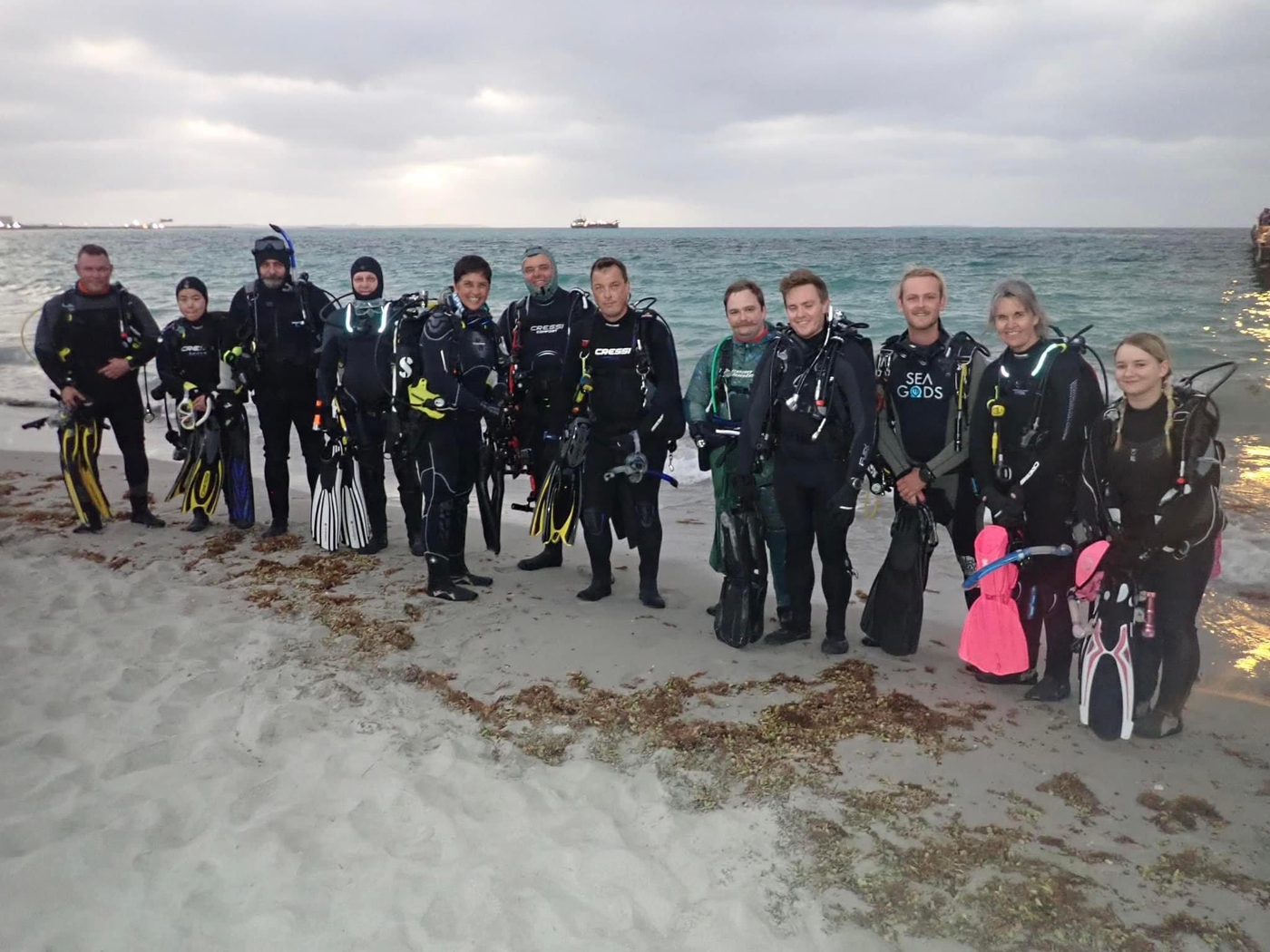 Ammunition Jetty night dive