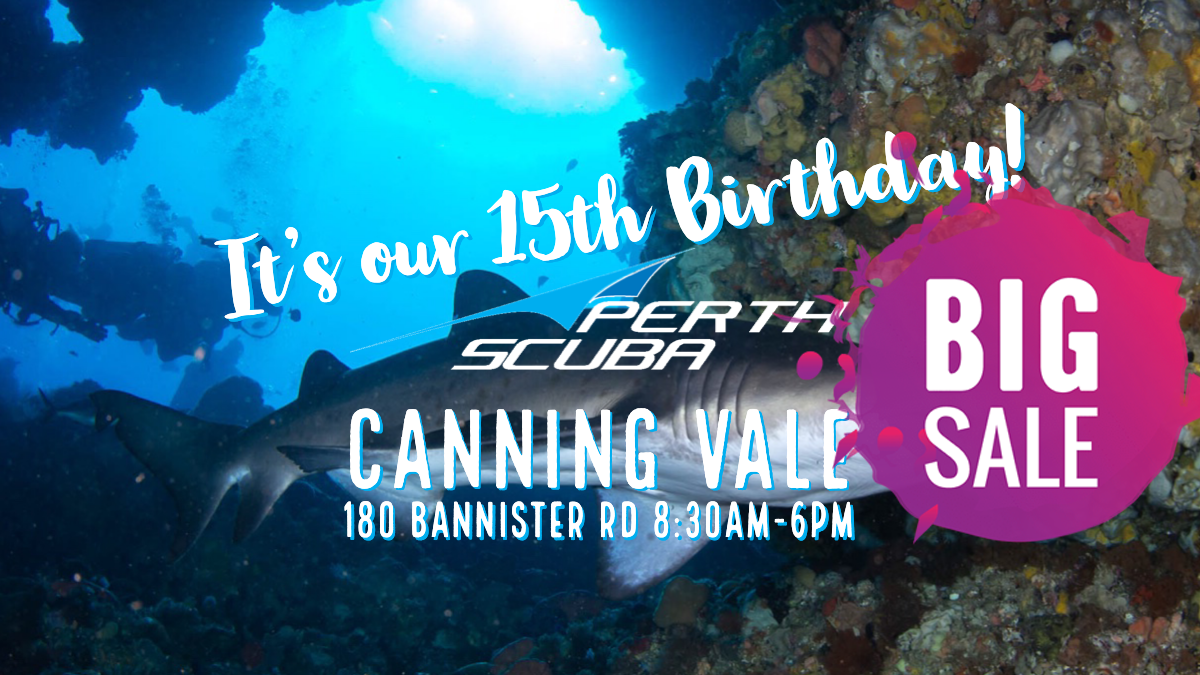 Perth Scuba 15th Birthday Sale
