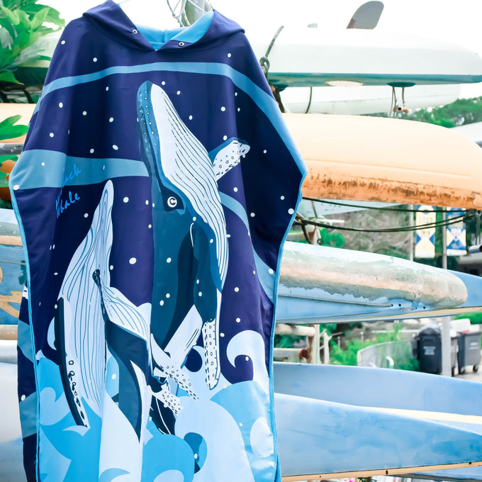 Humpback whale cloak towel