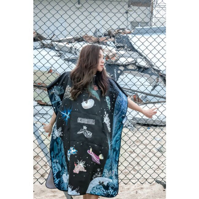 Nudibranch cloak towel