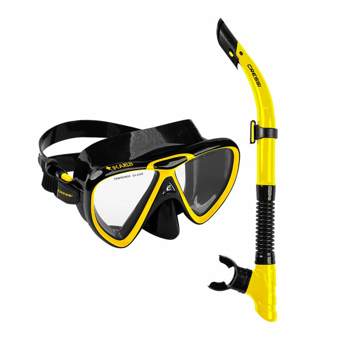 Ikarus Mask & X-Hale Snorkel Set