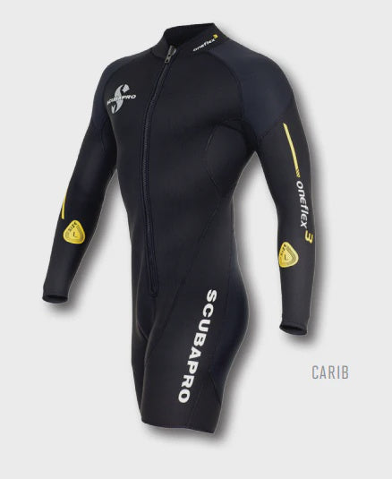 Oneflex Caribbean Front Zip Shortie Wetsuit - 5mm