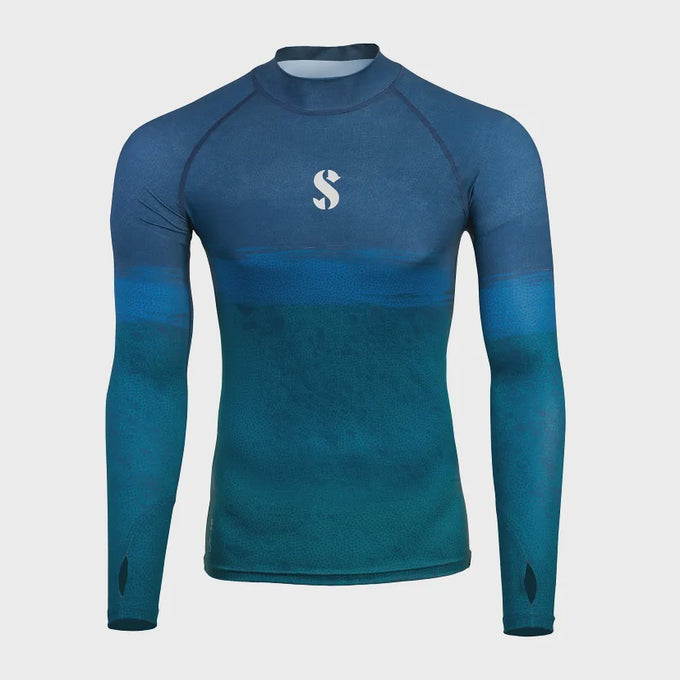 T-Flex Long Sleeve Mens Wave Rash Guard