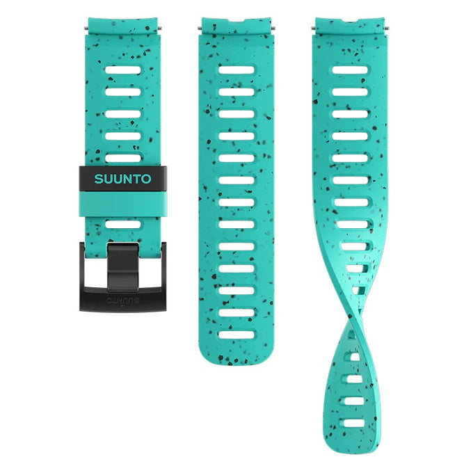 22mm Dive 1 Silicone Strap Green Glow S+M