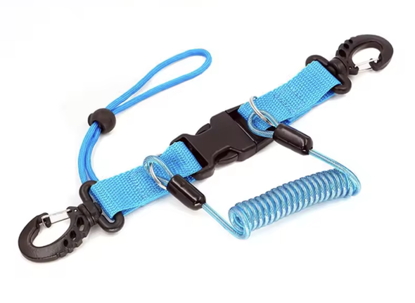 Coiled Lanyard with Clips