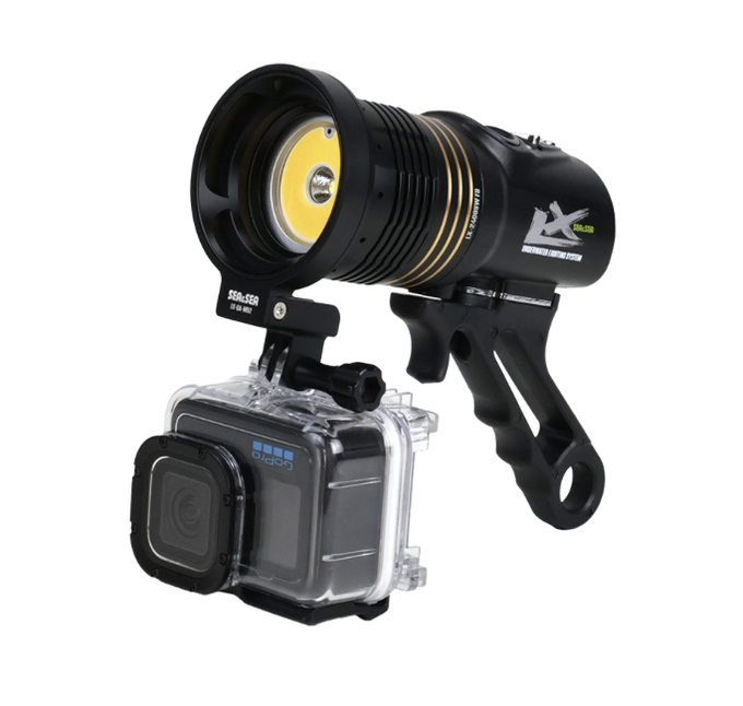 LX 2400 Action Camera Dive Light Set (Black)
