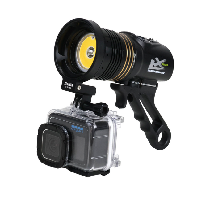LX 4000 Action Camera Dive Light Set (Black)