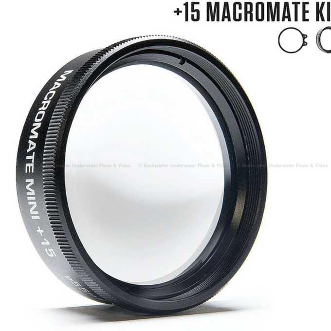 Macromate Mini Underwater Macro Lens for GoPro with Flip Filter Holder