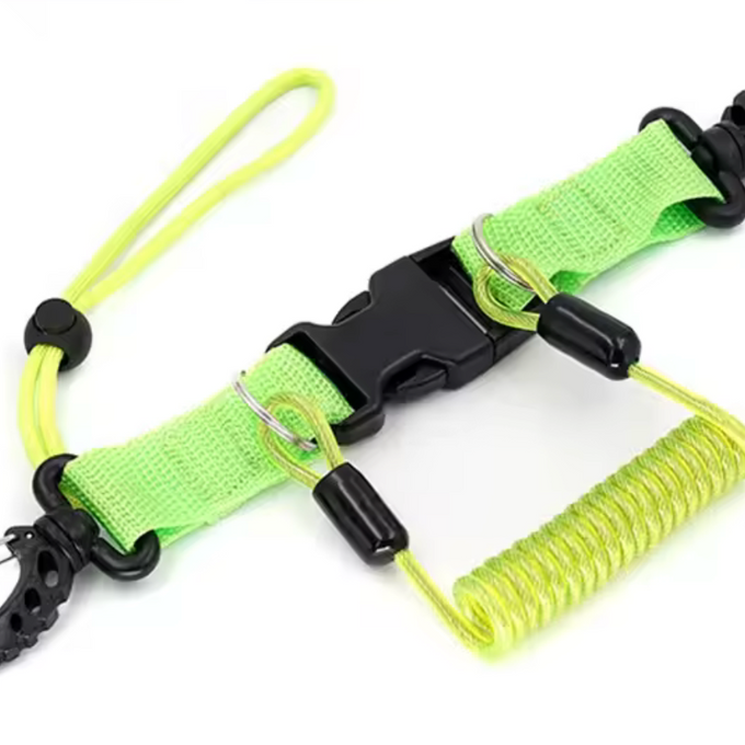 Coiled Lanyard with Clips