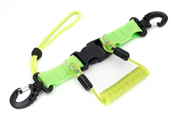 Coiled Lanyard with Clips