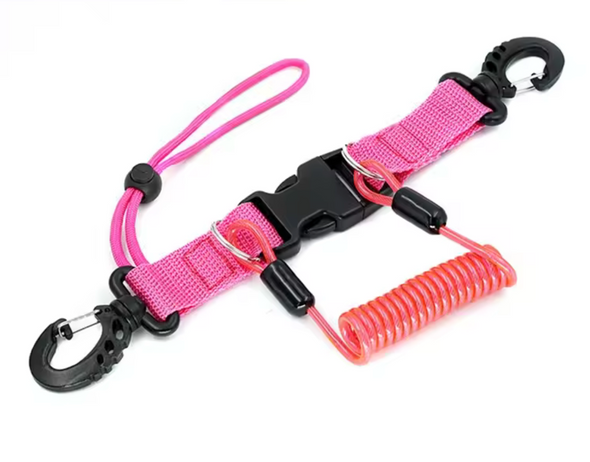 Coiled Lanyard with Clips