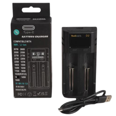 D2 2 Bay Battery Charger