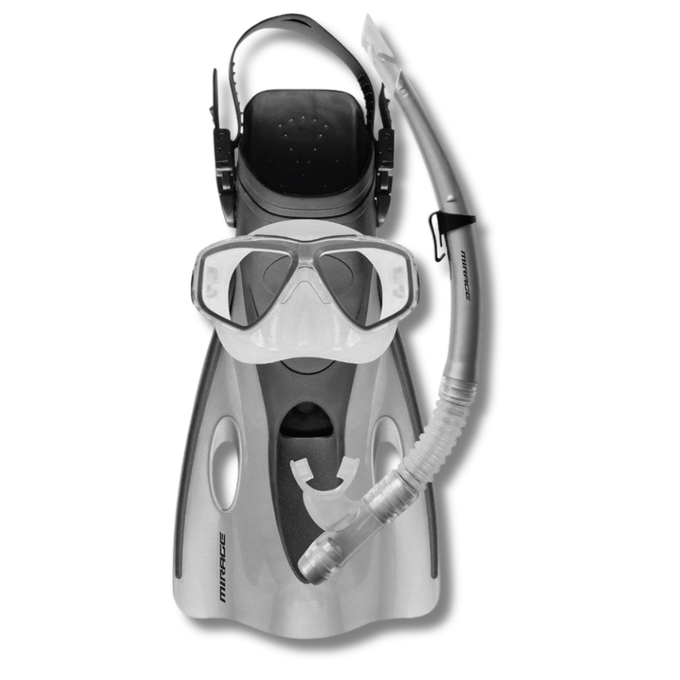 EZI-Travel Mask Snorkel & Fin Set
