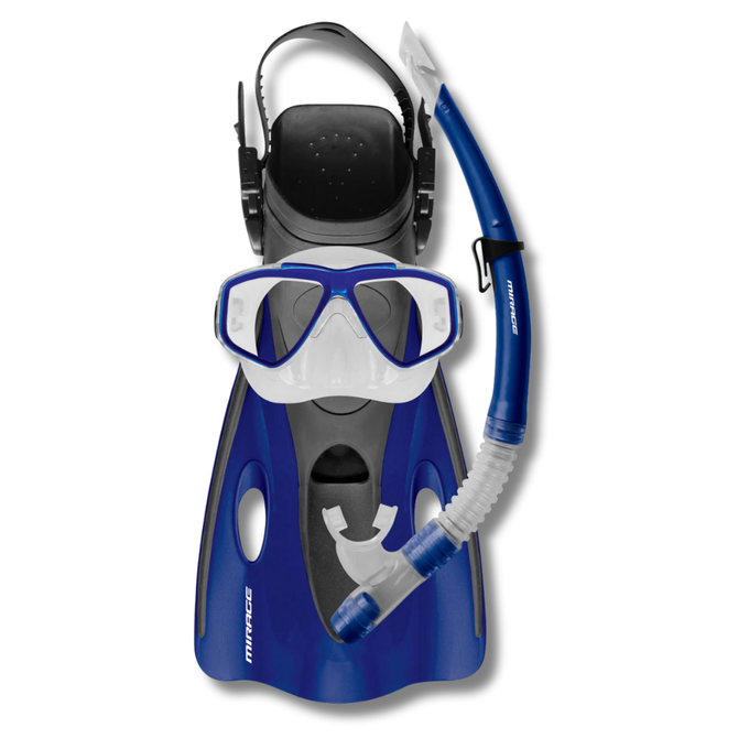 EZI-Travel Mask Snorkel & Fin Set