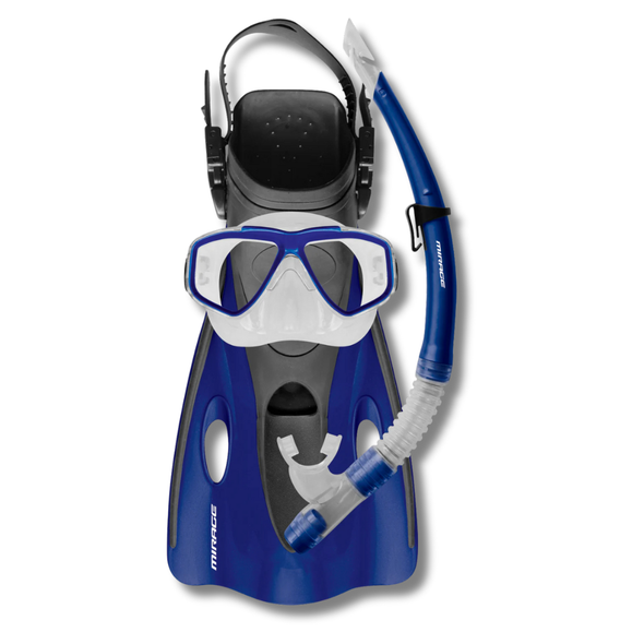 EZI-Travel Mask Snorkel & Fin Set