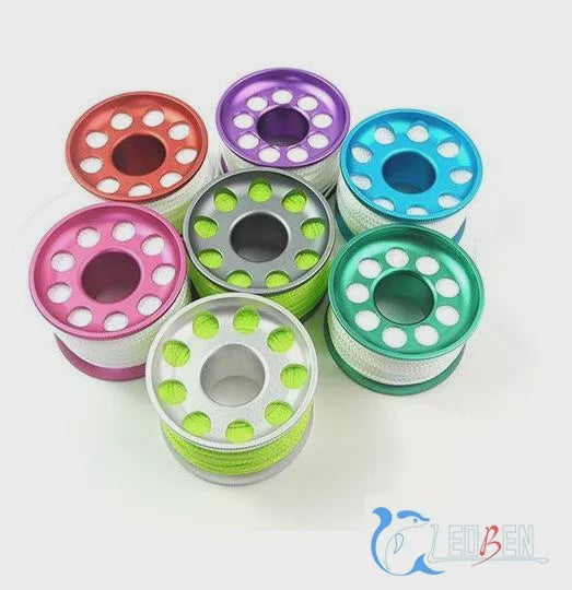 30M finger reel spool with spinner holder (8cm dia.)