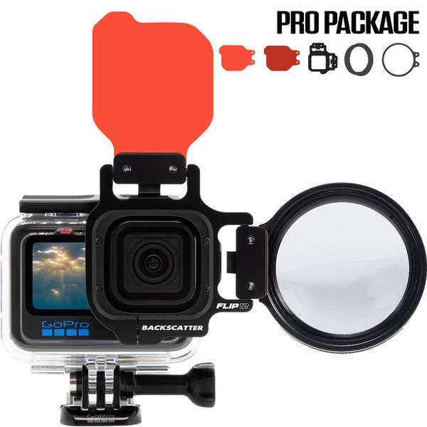 FLIP12 Pro Package with SHALLOW & DIVE Filters & +15 Macromate Mini Lens