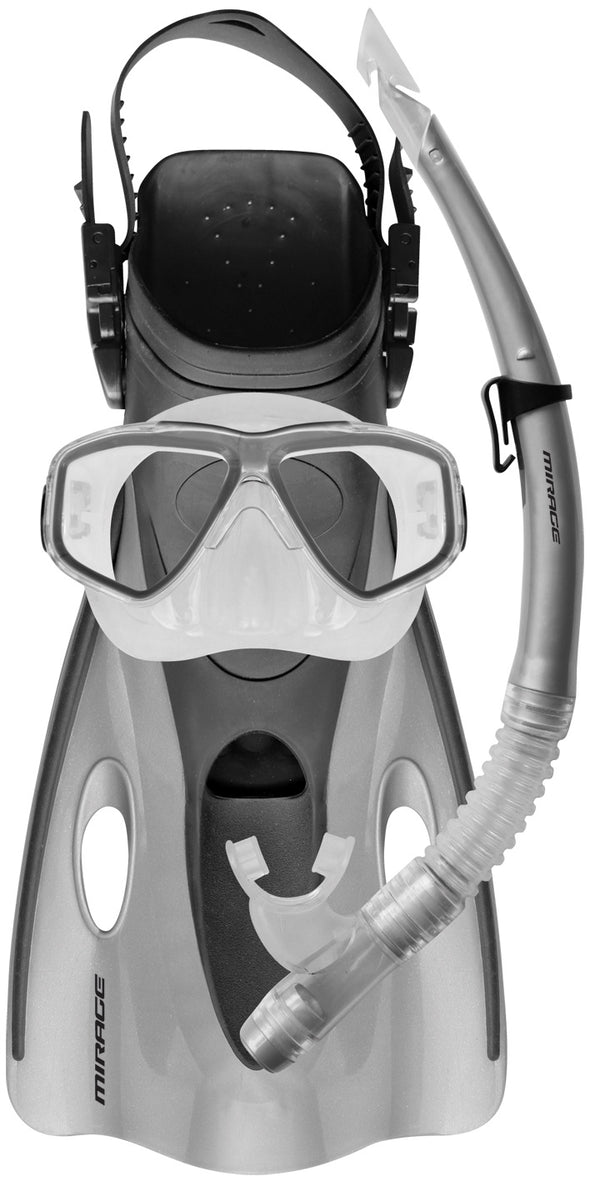 EZI-Travel Mask Snorkel & Fin Set