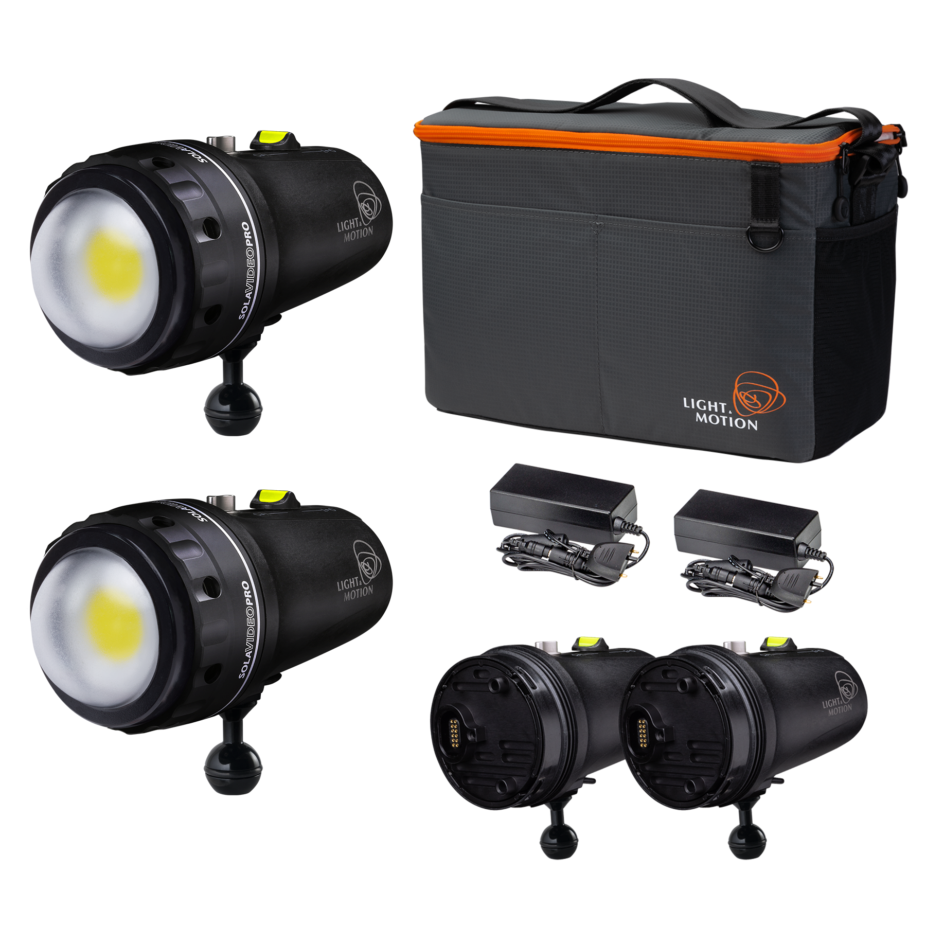 Light Motion SOLA Ball Mount Kit Underwater Camera Light