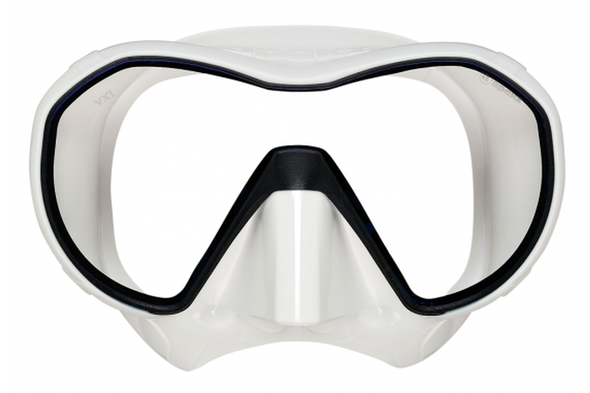 VX1 White Arctic Mask with Ultraclear Lens