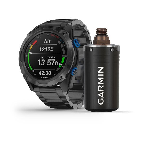 Descent Mk2i Bundle Titanium Carbon Grey DLC with DLC Titanium Band Perth Scuba