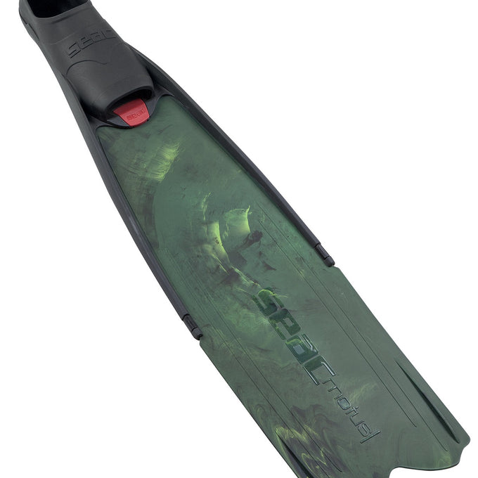 Motus Green Camo Freediving Fins (size 43/44)