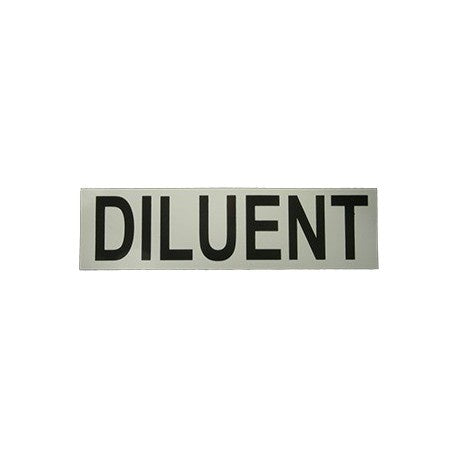 Diluent Decal