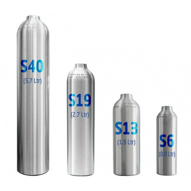 Aluminium Dive Cylinder S19 2.7lt
