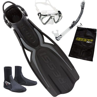 Cressi Elite Snorkelling Package Silver