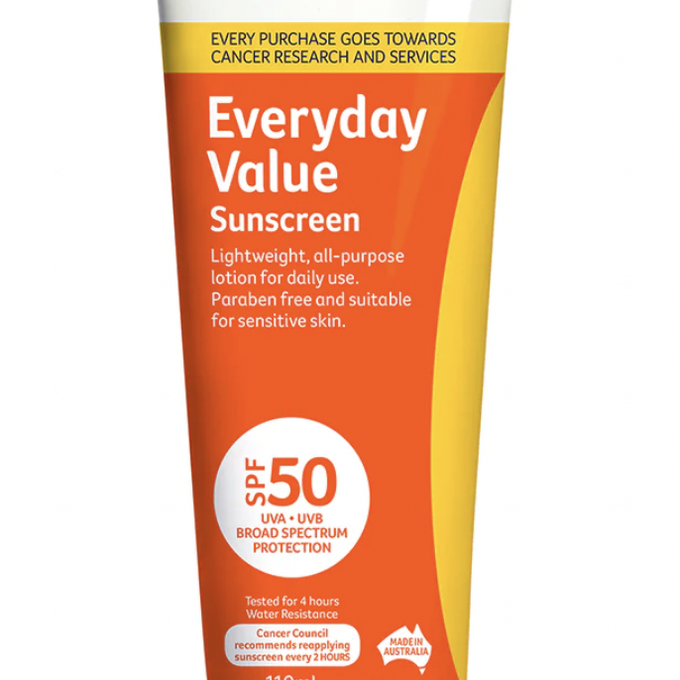 Everyday Value Sunscreen SPF50 110ml