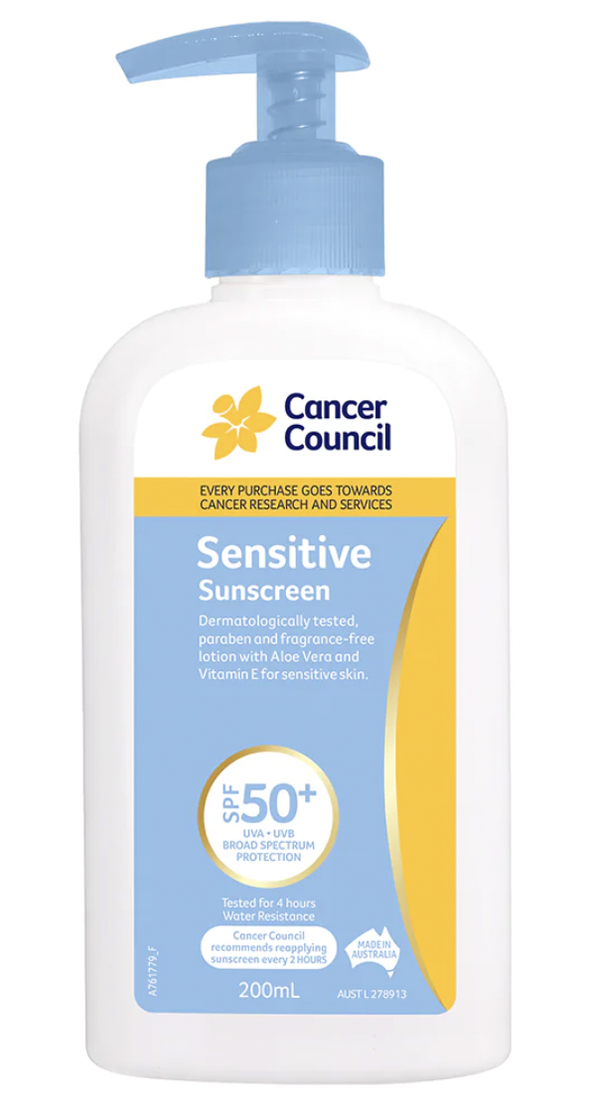 Sensitive Sunscreen SPF50+ 200ml