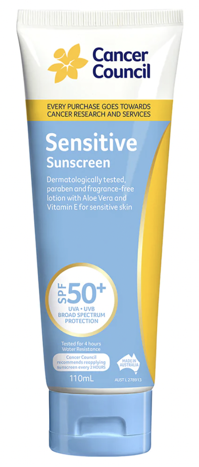 Sensitive Sunscreen SPF50+ 110ml