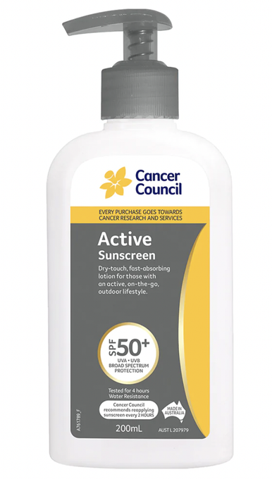 Active Sunscreen SPF50+ 200ml
