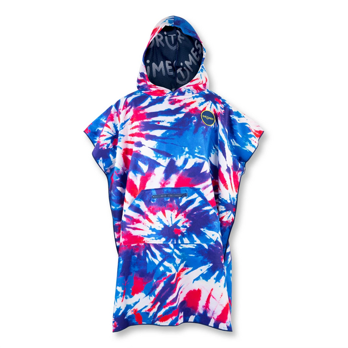 Tye Dye Dritimes Reversible Poncho