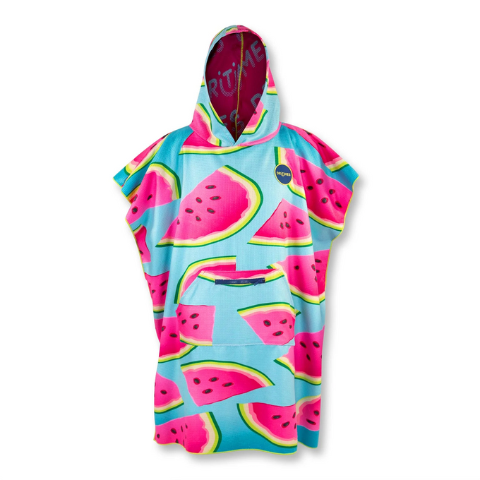 Watermelon Dritimes Reversible Poncho