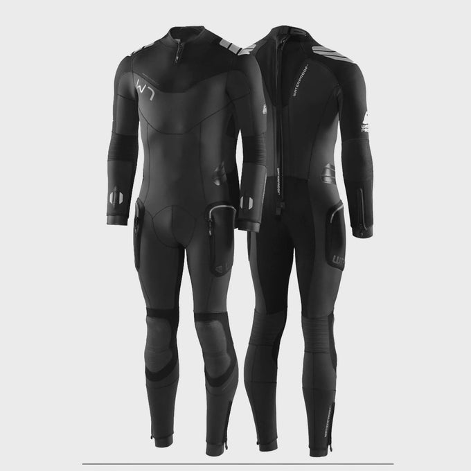 W7 Semi-Dry Mens 7mm Wetsuit