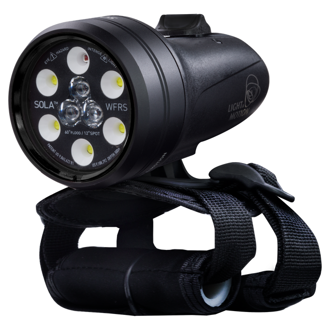 SOLA 1200 White Flood/Red Spot Light