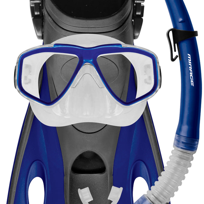 EZI-Travel Mask Snorkel & Fin Set