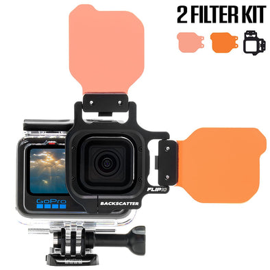 FLIP11 Two Filter Kit with DIVE & DEEP Filters for GoPro HERO 5, 6, 7, 8, 9, 10, 11